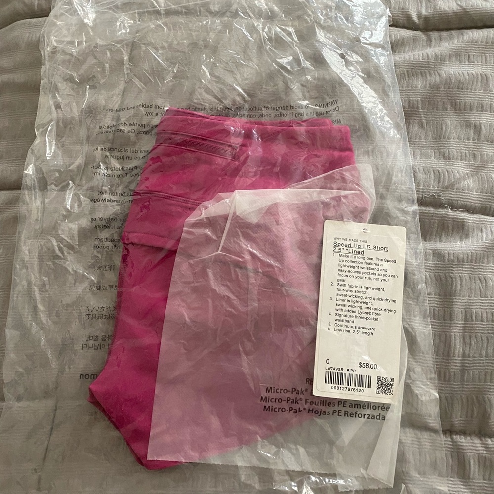 Lululemon Speed Up LR Lined Short 2.5” - Picture 6 of 6